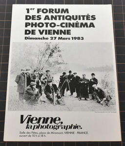 カメラ・写真に関する絵葉書　1er FORUM DES ANTIQUITES PHOTO-CINEMA　フランス製