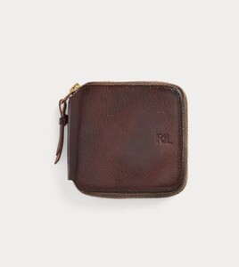 2024最新【US限定】日本未発売！RRL ダブルアールエル　Leather Zip Wallet 　LAから本物をお届けします!