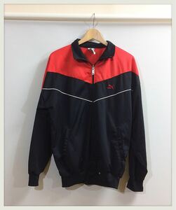 稀少！■PUMA プーマ■80～90’s VINTAGEビンテージ macht’s mit Qualitat タグトラックジャケット ジャージ : M☆BH-47