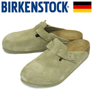 BIRKENSTOCK (ビルケンシュトック) 1025788 BOSTON ボストン スエードレザーサンダル FADED KHAKI レギュラー幅 BI375 43-約28.0cm