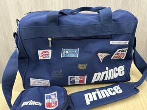 【美品】Prince　プリンス　２ＷＡＹ　ボストンバック　ナイロン　ミニポーチ付き