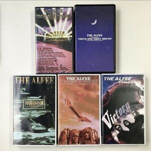 ★222 THE ALFEE アルフィー VHS 5本 視聴未確認