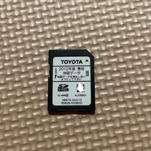 TOYOTA 2012年度春版 地図データ 16GB ALJC005431