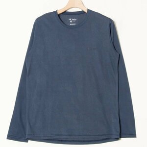 メール便◯ Foxfire フォックスファイヤー サイズM 長袖 クルーネック Tシャツ 速乾 紺/ネイビー メンズ 春夏 トップス アウトドア