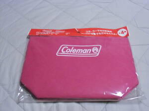 即決 Coleman コールマン フェルトトート フェルト トートバッグ 未使用 ピンク 非売品 コカコーラ