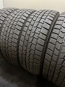 ★215/65R16 DUNLOP/WINTER MAXX WM02 19年製 スタッドレス 4本 ダンロップ ウィンターマックス アルファード ヴェルファイア (3-H534)