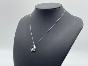 □△ MIKIMOTO GINZA TOKYO ミキモト パール ネックレス SILVER 925 本真珠 (S0928)