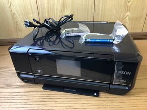 EPSON カラリオ EP-805A インクジェットプリンター 複合機 A4 ブラック 通電確認済み　インクおまけあり