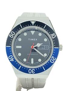 TIMEX◆自動巻腕時計/アナログ/-/BLK/SLV/TW2U29500