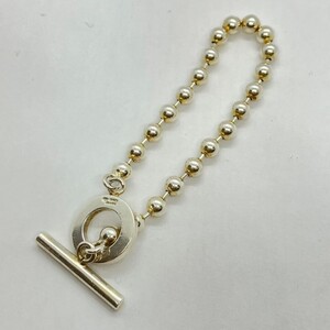 G124-CH2-1152★ GUCCI グッチ アクセサリー ブレスレット シルバー Ag925 シルバーアクセサリー ボールチェーン