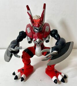 br03◎バンダイ デジモン メガログラウモン 可動式フィギュア BANDAI/デジタルモンスター/DReal/紅き閃光竜