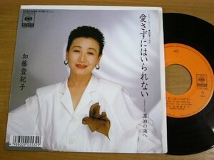 EPk735／加藤登紀子：愛さずにはいられない 船山基紀.