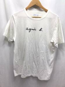 agnes b HOMME アニエスベーオム 半袖Tシャツ ホワイト サイズ3 メンズ 24111401