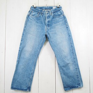 ビームス別注オアスロウ OrSlow BEAMS BOY No.8 DENIM/セルビッチワイドテーパードデニム*ジーンズ(S)ブルー/日本製/247