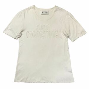 Maison Martin Margiela メゾン マルタン マルジェラ 本人期 アーカイブ メッセージ ダメージ加工 半袖 Tシャツ カットソー TEE トップス