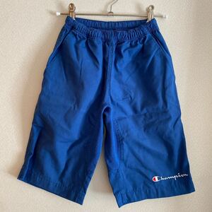 チャンピオン champion ボトムス　ズボン　ハーフパンツ　ショートパンツ　男の子　子供服　140 ブルー　青　キッズ