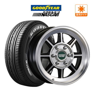 200系 ハイエース ホイール 4本 ハヤシレーシング ハヤシストリート(STH) グッドイヤー NASCAR (ナスカー) 215/60R17