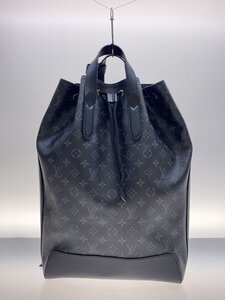 LOUIS VUITTON◆バックパック・エクスプローラー_モノグラム・エクリプス_BRW/PVC/BLK/総柄