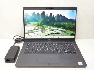 ☆1円☆第8世代☆DELL☆LATITUDE5300☆Core i5 1.60GHz/8GB/SSD512GB/高解像度1920x1080/無線/Bluetooth/カメラ/Office/Win11 DtoD領域☆