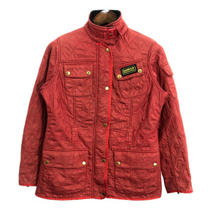 Barbour バブアー INTERNATIONAL インターナショナル キルティングジャケット レッド (レディース 10) 中古 古着 Q9816