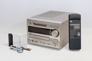 通電確認済み*要修理【ONKYO】オンキョウ*CD/MD/チューナーコンポ*FR-V3*ビクターコンパクトMDプレーヤー*XM-PX70