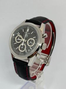 (美品) TAG HEUER CARRERA 自動巻き クロノグラフ　キャリバー17 動作確認済み