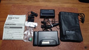 WM-F707 SONY WALKMAN ウォークマン　付属品　説明書付き　★ジャンク