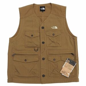 E05366 新品 THE NORTH FACE/キャンプ ベスト 【サイズ：M】 ブリティッシュカーキ NP22036 Firefly Camp Vest ノースフェイス