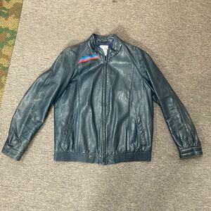 BMW M-STYLE 80s vintage leather jacket ビンテージ ライダース ジャケット 本革 レザージャケット