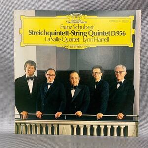 LP レコード LaSalle Quartet LynnHarrell フランツ・シューベルト ラサール 弦楽五重奏曲 ハ長調 D.956 (遺作) 国内盤 MG 1248 ■RL132