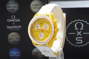 [美品・完動品] OMEGA SWATCH オメガ×スウォッチ スピードマスター ミッショントゥ サン SO33J100 Speedmaster mission to sun