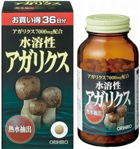 オリヒロ 水溶性アガリクス 108g(36日分)　大切な健康を失う前に、毎日の健康管理にご利用ください。