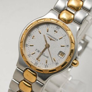 ロンジン LONGINES 腕時計 コンクエスト 4017 コンビ レディース 中古 動作品 [質イコー]