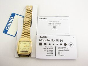 未使用 CASIO STANDARD カシオ スタンダード AQ-230GA-9DMQ 腕時計 ▼AC25448