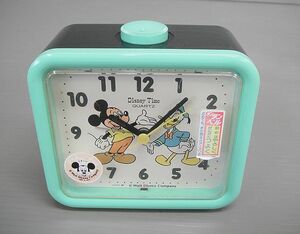 【NH911】Disney Time ディズニータイム クォーツ FD306K 目覚まし時計 スヌーズ機能 ミッキーマウス ドナルドダック ダンダンベル