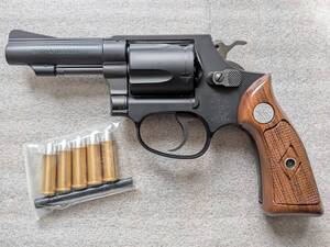 タナカ S&W M36 3インチ ABS モデルガン スクエアバット 木製グリップ付 絶版品 レア