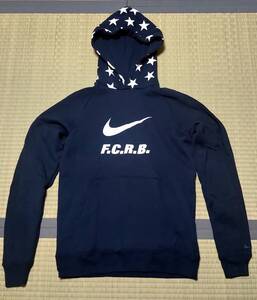 FCRB NIKE PULL OVER STAR HOODY 紺 FC REAL BRISTOL F.C.R.B. ナイキ