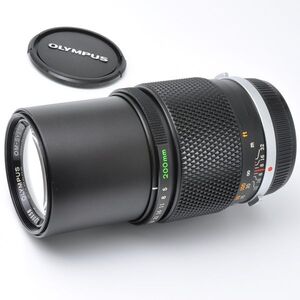 OLYMPUS OM-SYSTEM F.ZUIKO AUTO-T 200mm F5 オリンパス ＯＭ－システム ズイコー オート－Ｔ ZUIKO AUTO T 200/5 キャップ 日本製 20