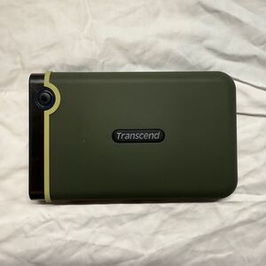 Transcend StoreJet 25M3 2TB / TS2TSJ25M3G / Seagate ST2000LM007 【使用時間: 49時間】 2021年購入 2.5インチ HDD 外付けHDD