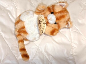 新品 ファースト いたずら天使 猫 ねこ ぬいぐるみ おトラネコ とらねこ トラ猫 イタズラ天使 ネコ 昭和 レトロ 茶トラ ファンシー 人形