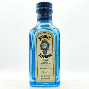 BOMBAY SAPPHIRE LONDN DRY GIN　47度　50ml【ボンベイ サファイア ロンドン ドライ ジン】