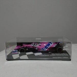 1/43 ミニチャンプス BWT レーシング ポイント F1 チーム メルセデス RP20 セルジオペレス サヒールGP 2020 ウィナー ミニカー