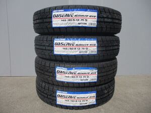 新品4本■法人様送料込み￥16,200～■TOYOガリットGIZ■145/80R13■スタッドレスタイヤ■N-BOXモコムーヴワゴンRアルトタントミラ等