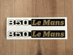 送料無料 850 Le Mans ル・マン 24時間レース カッティング ステッカー ペア 172mm × 23mm