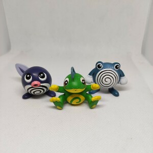 ポケモン モンコレ 初期 ニョロトノ ニョロゾ ニョロモ カントー ジョウト 金銀 進化セット まとめ TOMY Pokemon Moncolle Figure