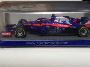 新品 1/43 スパーク SPARK レッドブル トロロッソ ホンダ STR13 2018 F1 アゼルバイジャンGP #28/B.ハートレイ Brendon Hartley