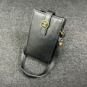 CHANEL シャネル シガレットケース タバコケース ポーチ ブラック系 241010 ◎インボイス対応可◎