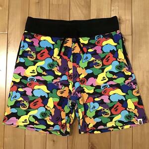 Milo Multi camo スウェット ハーフパンツ Lサイズ a bathing ape BAPE sweat shorts エイプ ベイプ アベイシングエイプ マイロ 迷彩 w48