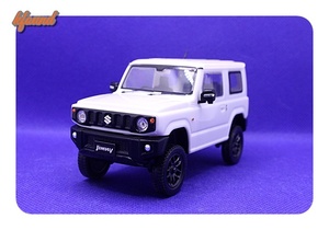 SUZUKI　JIMNY　スズキ　ジムニー　リフトアップ仕様　ホワイトパール系色　アオシマ製　プラモデル　完成品！