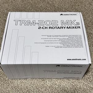 未使用品！Omnitronic TRM-202 MK3 2chロータリーミキサー